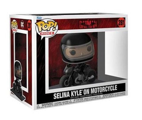 Figurine Funko Pop! - N°281 - The Batman - Selina Kyle & Motorcycle